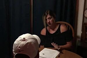 Naughty Probation Officer Cums While Putting On Ankle Monitor With Dirty Dannybear