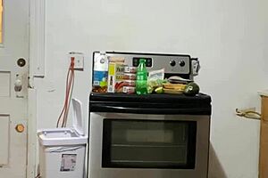 Anna Maria mature latina in black workout apparel part 2