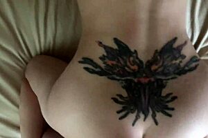 Milf hotwife performs blowjob and doggy fuck