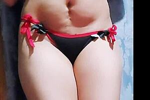 Asian Wife Squirts After Sexy Dancing With Big Ass