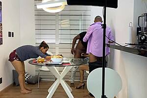 I feel so relieved after taking that monster cock from my employees to ease my stress.