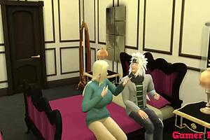 Naruto Parody: Perverted Sage Seduces Tsunade Intensely