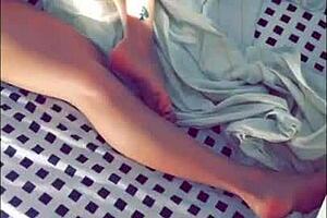 Milf slut in panties sends dirty interracial snapchats