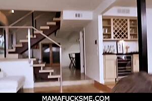 Mamafucksme - Pervy Stepmom Keeps Stepson's Cock Fit - Brooklyn Chase