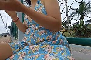 i go to the park and find this cute skinny girl