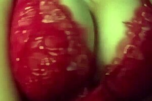 A show of mature mommy Bambi ambition boobs and attractive lingerie