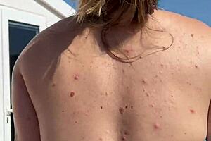 Wifebucket, why did we end up screwing on the roof terrace instead of hanging sheets?