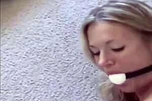 we bound another slut milf in lingerie for bdsm harem