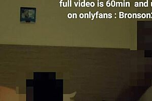 hey, wanna see a cuckold asian threesome with his wife getting drilled while he films it?