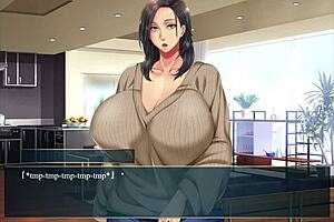 kanojo no okaa-san episode 2 explores the milf character in anime hentai game