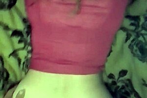 Latina milf couple fucks doggy style in the afternoon, bent over the table.