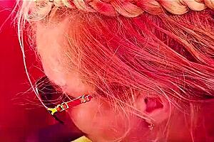 Vicky Wilfing Sucking Hard in Croatia Part 2