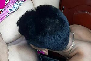 my stepmom gets horny in the kitchen and we end up fucking part 1