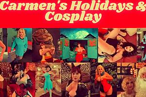 santa's favorite helper in cosplay