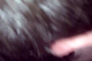 She cums hard in his face as he eats her hairy pussy at home