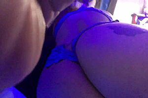 Got This Slutty Blue Outfit for Tonight. Will You Rim My Ass or Just Watch?