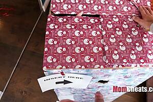 Stepmom says, 'Merry Christmas, open your gift now.'
