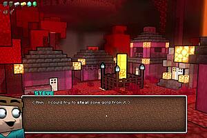 milf cookies hornycraft parody with big tits