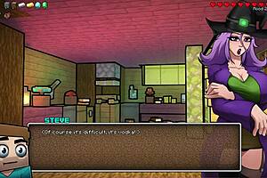 Witch Got Cake in Hornycraft Action