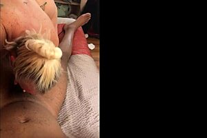 milf sucking monster cocks to facial 😏