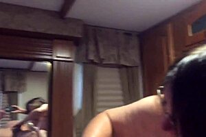 i get an amazing blowjob from my wife with her big tits bouncing