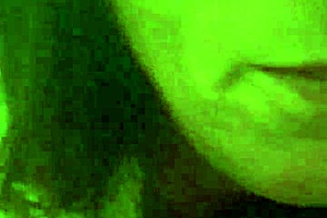 mature white woman casually sucking small black cock in everyday scene