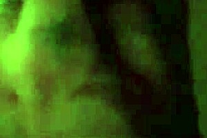 mature white woman casually sucking small black cock in everyday scene