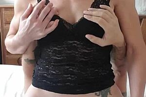 Hot Milf in Lingerie Gets Pussy Licked by European Stud