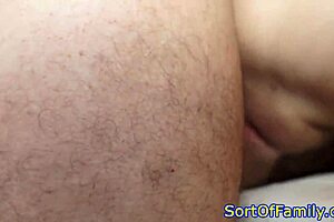 Closeup threeway fucking with horny stepmom?