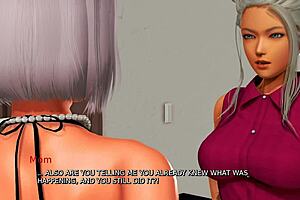 Milf group sex with creampie and masturbation