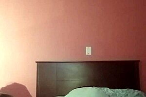 Hot slut with small tits takes big black cock in homemade couple scene