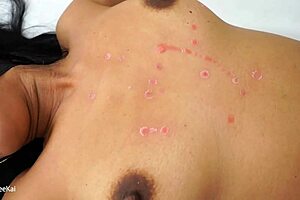 I tied up my asian girlfriend for hot wax play and rough blowjob with cim