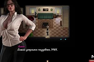 in treasureofnadia, milf kissing lips while giving footjob, leading to creampie on big ass?