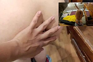 MILF getting groped for money in this fetish scene