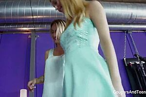 Three Women Share An Intimate Moment Together