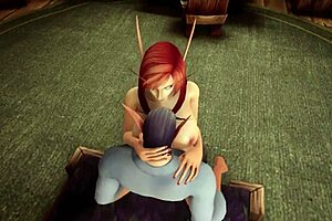 A Night With Hot Elf Milf Redhead In Warcraft Porn Parody