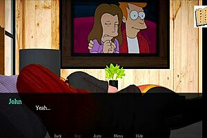 Cartoon milf and teen clash in family saga