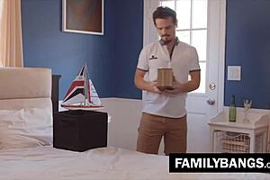 FamilyBangs Com ⭐ Shy Stepson Finally Gets to FUCK His Stepmom Robby Echo and Silvia Saige After Long Wait!