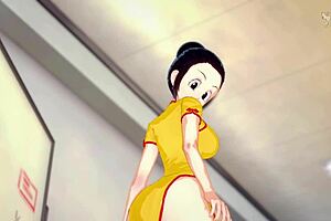 hot milf chi-chi rewards you for being a good student