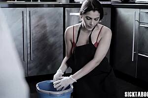 she's the big boobs milf housemaid getting banged by the owner