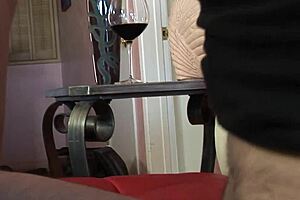 The horny MILF casually swallows the cumload after fucking