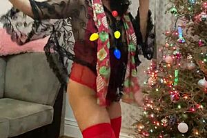 I love anna maria's christmas lingerie