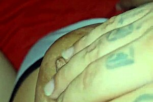 Masturbation game with stepmother turns into creampie squirting fun