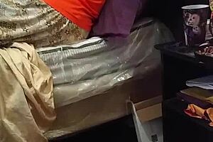 stepmother flashing and watching monster bbc, really wants it 😍