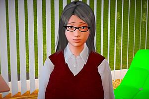 my new family game unfolds with anime characters exploring adventures in a homemade setting