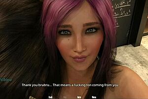 Sexy Tia tells John, 'I've got an offer with my big tits and ass you can't refuse'