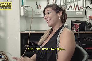 Submissive Farrah Dominated in Doggystyle After Intense Blowjob by Maledom