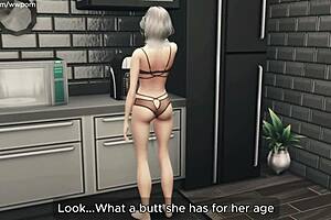 Old woman's youth cravings fulfilled by Michael's big cock