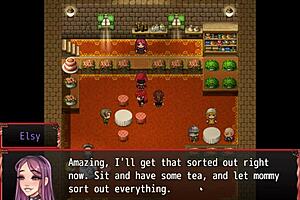 Redhead milf blocks with giant tits!