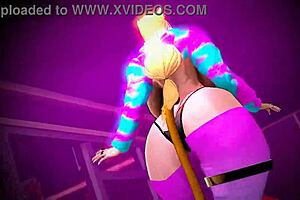 Kiki struts full sexy outfit in wild hentai scene